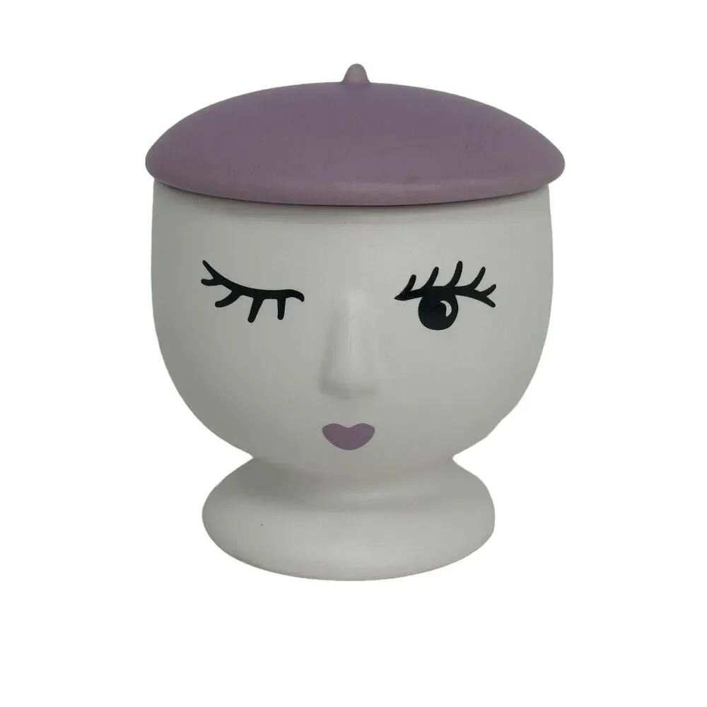 All Smiles Margaux Filled Soy Candle - WINK / VIOLET